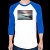 50/50 Raglan Three-Quarter Sleeve Tee Thumbnail