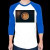 50/50 Raglan Three-Quarter Sleeve Tee Thumbnail