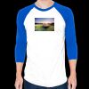 50/50 Raglan Three-Quarter Sleeve Tee Thumbnail