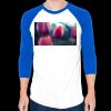 50/50 Raglan Three-Quarter Sleeve Tee Thumbnail