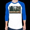 50/50 Raglan Three-Quarter Sleeve Tee Thumbnail