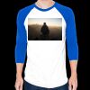 50/50 Raglan Three-Quarter Sleeve Tee Thumbnail