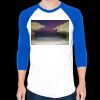 50/50 Raglan Three-Quarter Sleeve Tee Thumbnail