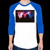 50/50 Raglan Three-Quarter Sleeve Tee Thumbnail
