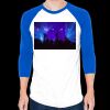 50/50 Raglan Three-Quarter Sleeve Tee Thumbnail