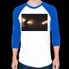 50/50 Raglan Three-Quarter Sleeve Tee Thumbnail