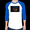 50/50 Raglan Three-Quarter Sleeve Tee Thumbnail